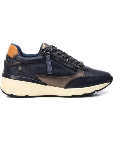 CASUAL SPORT LEATHER SNEAKERS CARMELA 161825 NAVY AZUL MARINO