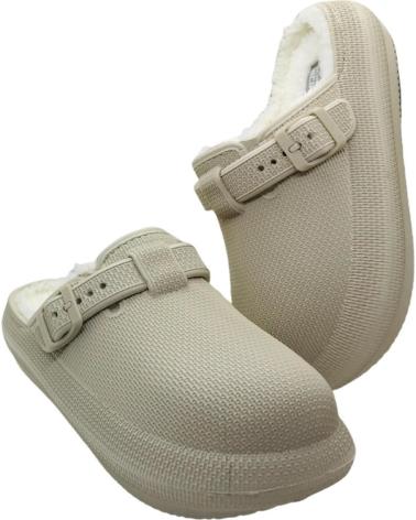 NICOBOCO WINTER 43-100 BEIGE HOME CLOG BEIGE
