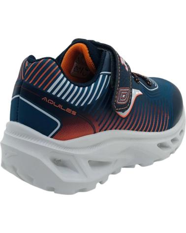 SCARPA SPORTIVA JOMA AQUILES JR2503 CON LUCI BLU MARINO/ARANCIO AZUL MARINO