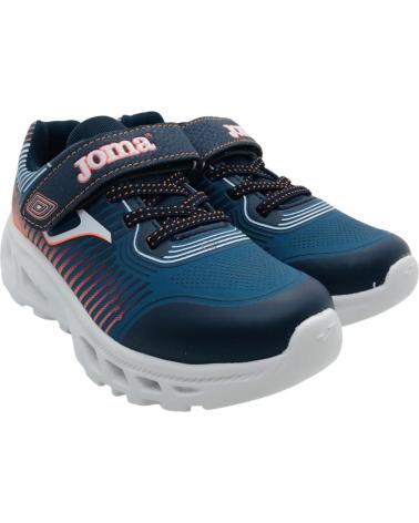 SCARPA SPORTIVA JOMA AQUILES JR2503 CON LUCI BLU MARINO/ARANCIO AZUL MARINO