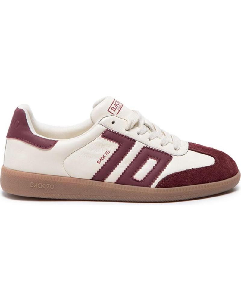 SNEAKERS BACK 70 108005 BLANCO Y BURDEOS BLANCO-BURDEOS
