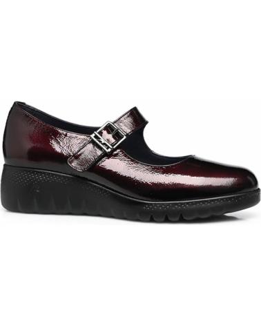 FLUCHOS F2247 - MERCEDITAS DE CHAROL BURDEOS ROJO