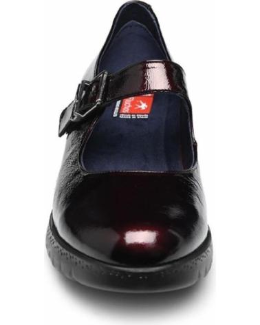 FLUCHOS F2247 - MERCEDITAS DE CHAROL BURDEOS ROJO