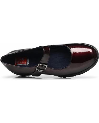 FLUCHOS F2247 - MERCEDITAS DE CHAROL BURDEOS ROJO