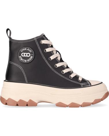 CHIKA10 VANIA 02 SCHWARZE SNEAKER NEGRO-BLACK