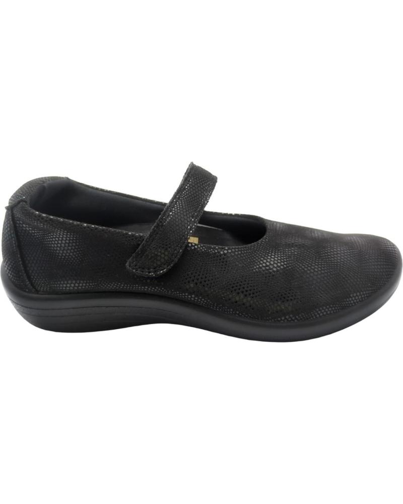 BAILARINAS ARCOPEDICO ESTRELA DE LICRA NEGRA NEGRO