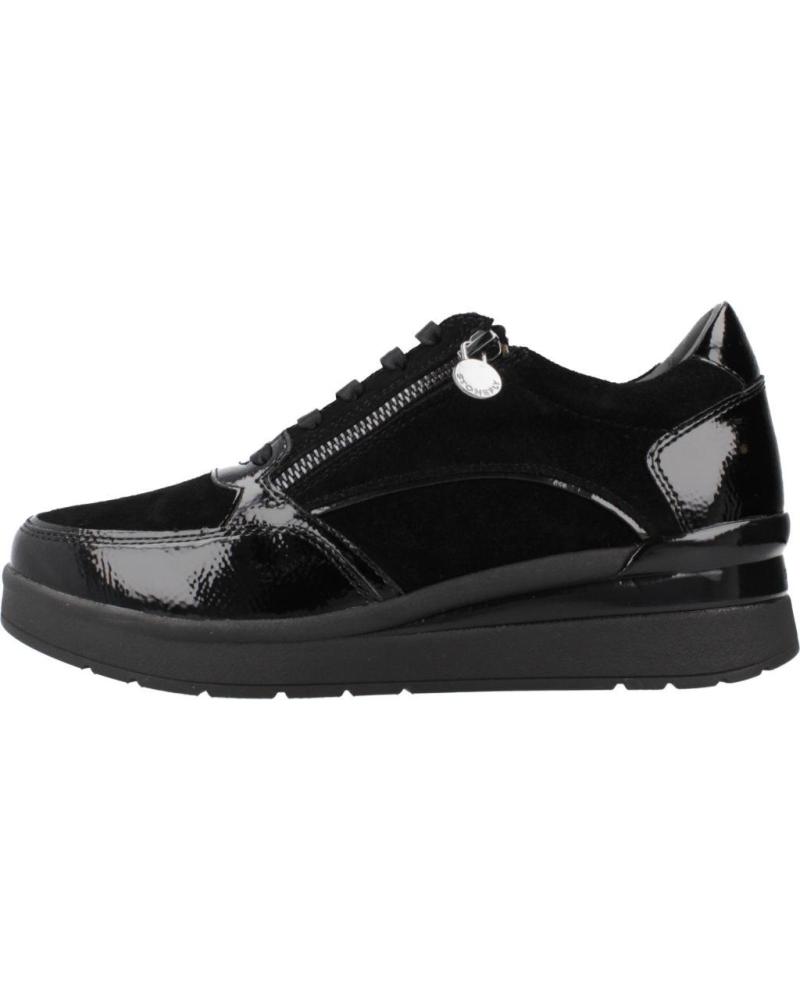 STONEFLY ZAPATILLAS MUJER MODELO CREAM 58 VELOUR-S PATENT COLOR NEGRO 000
