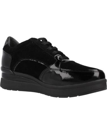STONEFLY ZAPATILLAS MUJER MODELO CREAM 58 VELOUR-S PATENT COLOR NEGRO 000