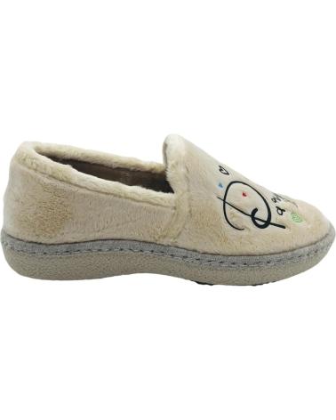 PINTURINES J ORTEGA C-372 CLOSED HOUSE SLIPPER BEIGE BEIGE
