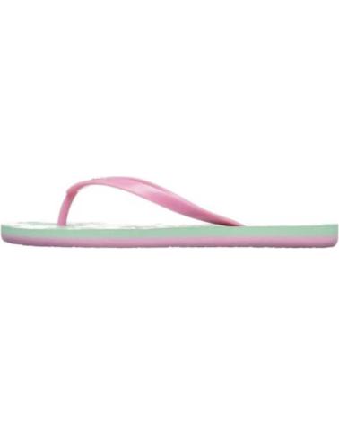 ROXY BY THE SEA FLIP-FLOPS ARJL101173 GP1 GREEN FLORAL VERDE