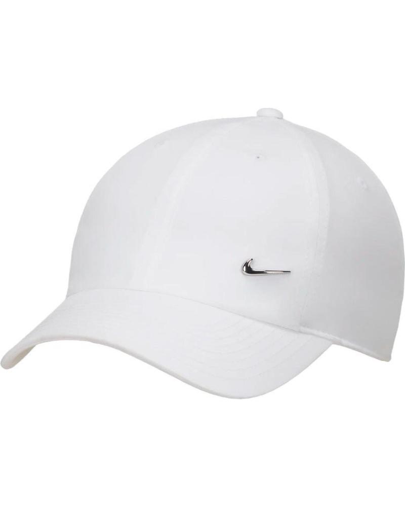 CAPPELLINO NIKE DRI-FIT CLUB METAL SWOOSH FB5372-410 BIANCO BLANCO