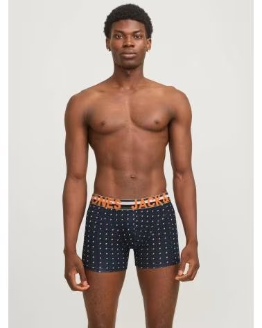 JACK AND JONES Pack De Calzoncillos JackJones 48161470644563 en negro para hombre AZUL