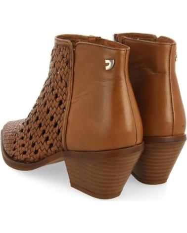 GIOSEPPO LIVONIA COWBOY-STIEFELETTEN 73597 BRAUN GEFLOCHTEN AUS LEDER CUERO