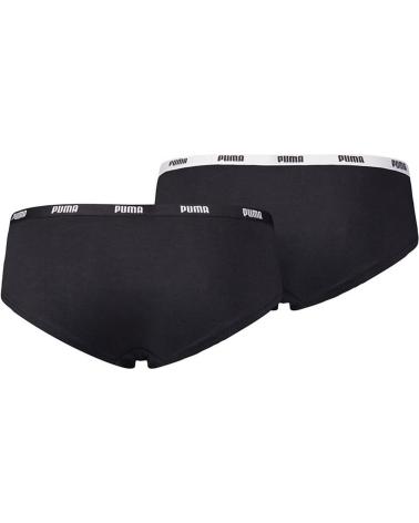 PUMA 2-PACK BLACK BOXER BRIEFS MODEL 603032001 NEGRO