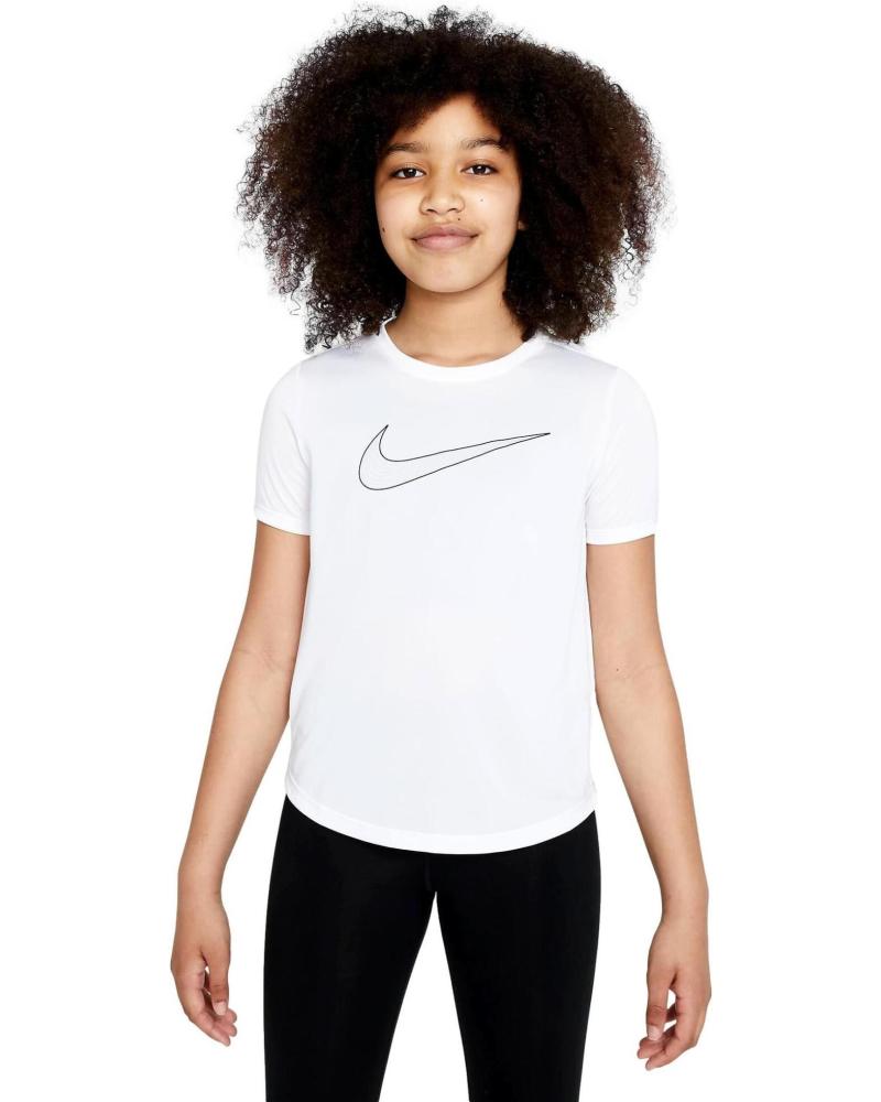 NIKE DRI-FIT ONE T-SHIRT WHITE BLANCO