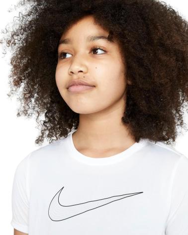NIKE DRI-FIT ONE WHITE T-SHIRT BLANCO