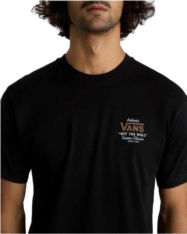 T-SHIRT VANS OFF THE WALL CON LOGO CLASSICO NERO NEGRO