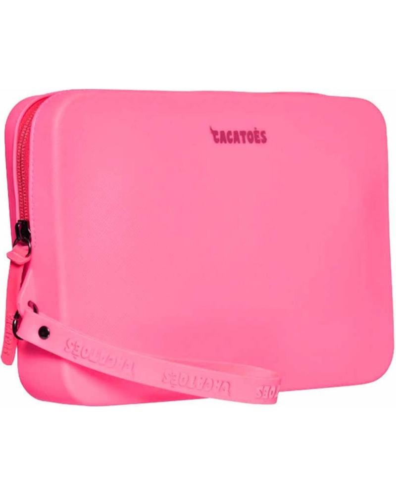 CACATOES CARTERA DE MANO PVC FLÚOR ROSA DEFAULT TITLE