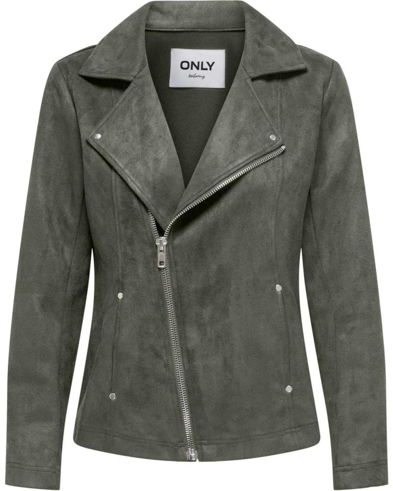 ONLY ASYMMETRIC JACKET 15304567 GREEN VERDE