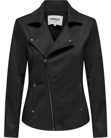 ONLY ASYMMETRIC ZIPPER JACKET 15304567 BLACK NEGRO