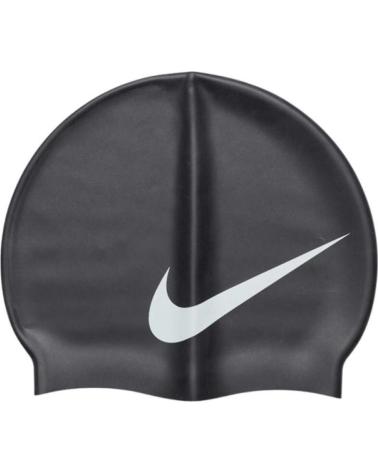 NIKE SWIM BIG SWOOSH SILICONE SWIMMING CAP BLACK UNISEX DEFAULT TITLE