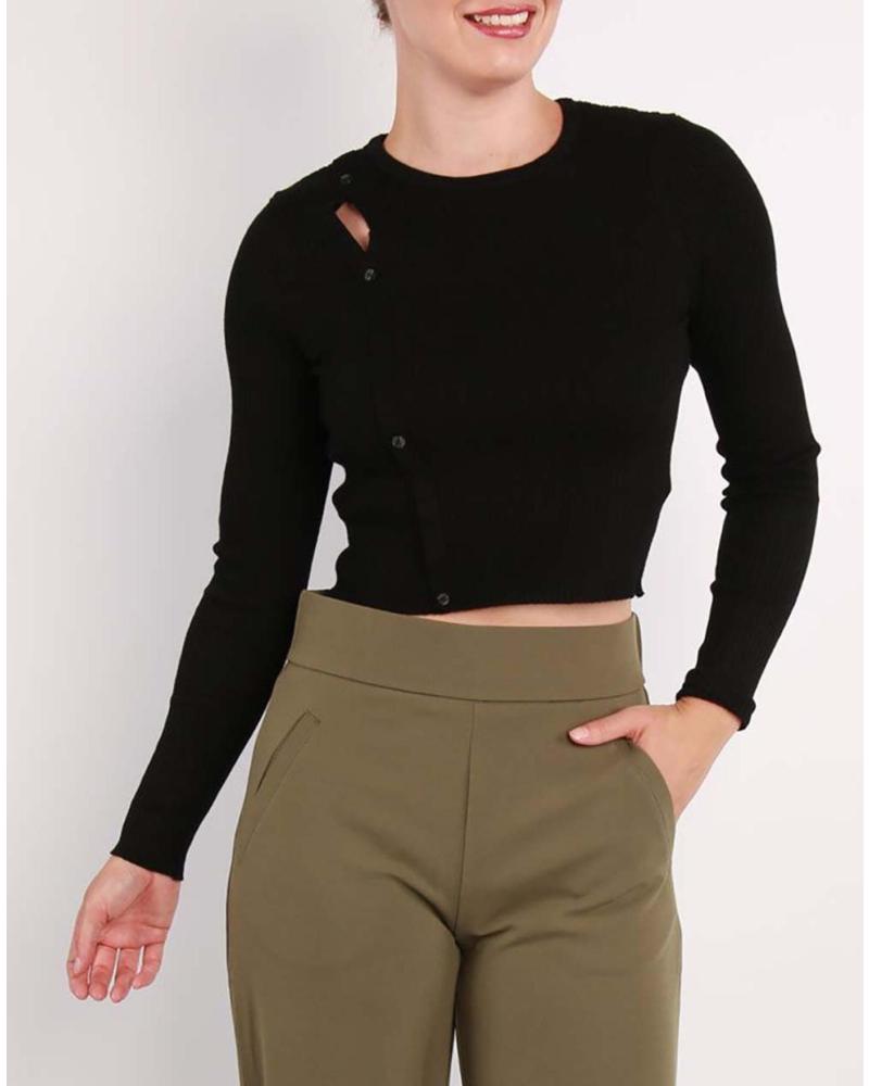ONLY CANALE SHORT JUMPER 15300391 BLACK NEGRO