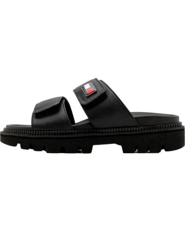 TOMMY JEANS PUFFED SANDALEN SCHWARZ NEGRO