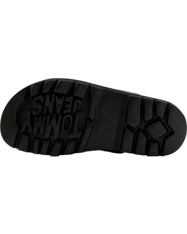 TOMMY JEANS PUFFED SANDALEN SCHWARZ NEGRO