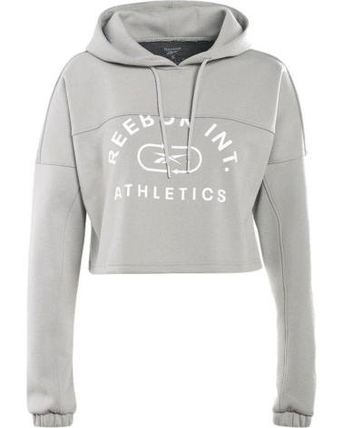 REEBOK CROPPED HOODIE GV0834 GREY GRIS