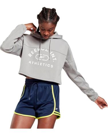 REEBOK CROPPED HOODIE GV0834 GREY GRIS