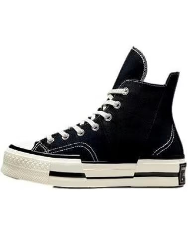 CONVERSE SNEAKER CHUCK 70 PLUS CANVAS A00916C NERO NEGRO