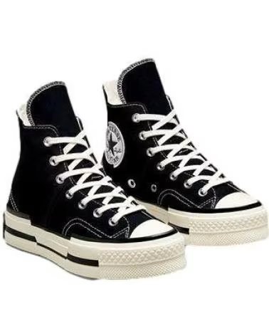 CONVERSE SNEAKER CHUCK 70 PLUS CANVAS A00916C NERO NEGRO