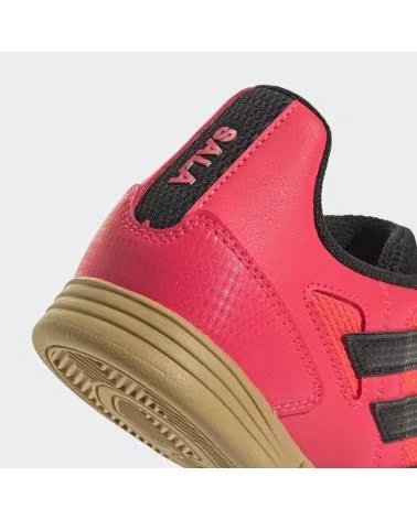 CHAUSSURES DE FUTSAL ADIDAS SUPER SALA 2 J TURBO IG8754 ROUGE/NOIR ROSA