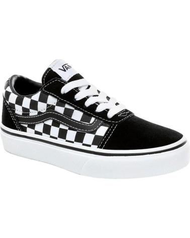 VANS WARD VN0A38J9PVJ1 - BASKETS CHECKERBOARD NOIR/BLANC NEGRO