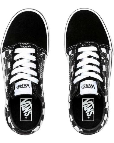 VANS WARD VN0A38J9PVJ1 - BASKETS CHECKERBOARD NOIR/BLANC NEGRO