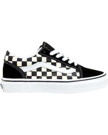 VANS OLD SKOOL - BASKETS CHECKERBOARD NOIR/BLANC NEGRO