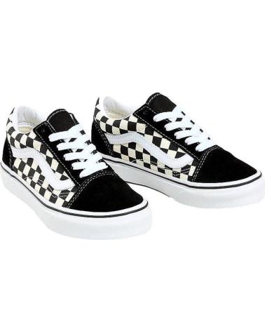 VANS OLD SKOOL - ZAPATILLAS CHECKERBOARD NEGRO/BLANCO NEGRO