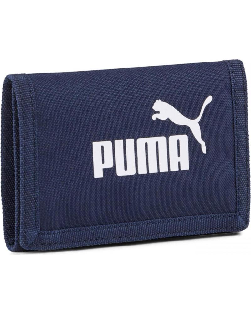 PUMA KLAPPGELDBÖRSE 054757 MARINEBLAU MIT IKONISCHEM LOGO AZUL