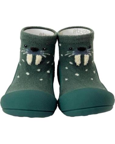 ATTIPAS SCARPETTE SEA LION SL0101 VERDE KHAKI VERDE