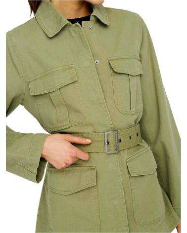 ONLY PARKA JACKET 15288803 MILITARY GREEN WITH BELT VERDE