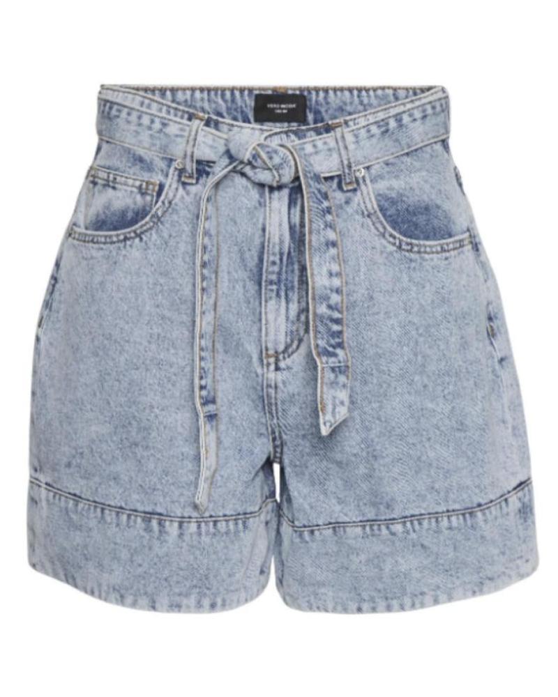 ONLY CURVY DENIM SHORTS 10295569 BLUE AZUL