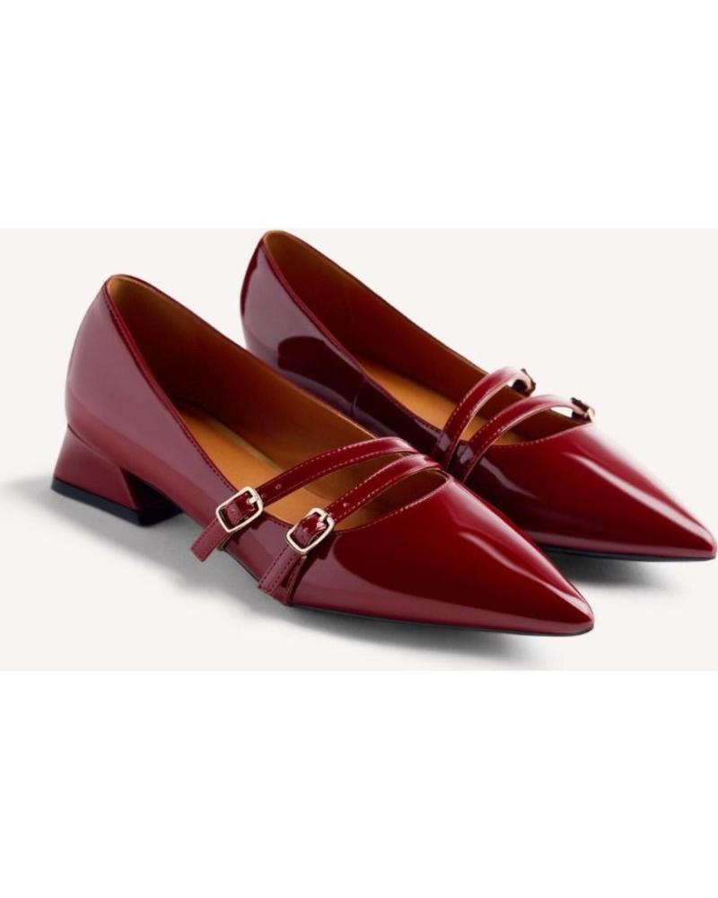 GIOSEPPO LUCAN 76897 - RED PATENT EFFECT HEEL SHOES ROJO