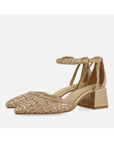 GIOSEPPO SARKAD 73647 GEFLOCHTENE PUMPS MIT BLOCKABSATZ PLATIN-GOLD PLATINO GIOSEPPO SARKAD 73647 GEFLOCHTENE PUMPS MIT BLOCKABSATZ PLATIN-GOLD PLATINO