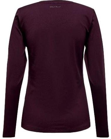 ONLY T-SHIRT MANCHES LONGUES TRAIN 15135149 ROUGE ROJO