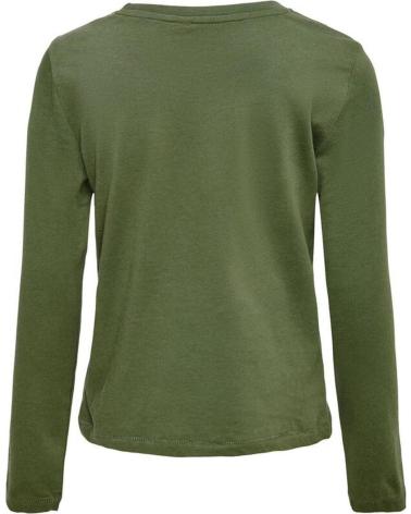 ONLY T-SHIRT MANCHES LONGUES KIDS 15221800 VERT VERDE