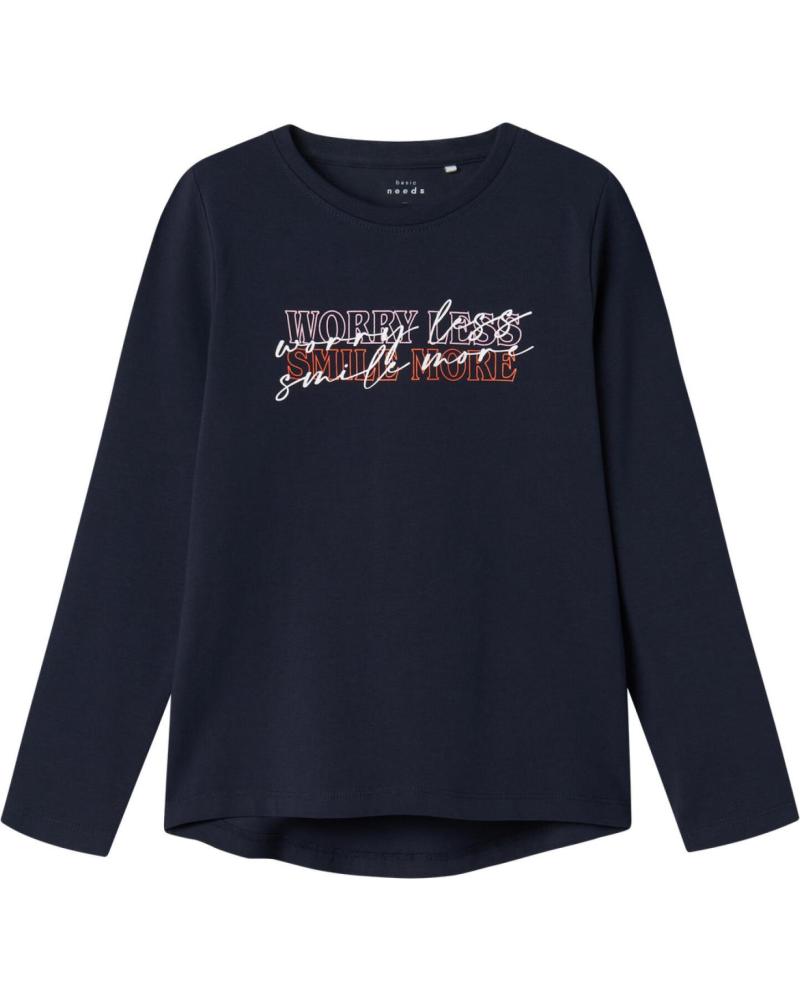 NAME IT CAMISETA DE MANGA LARGA PARA NIÑA NAME IT CON ESTAMPADO NEGRO