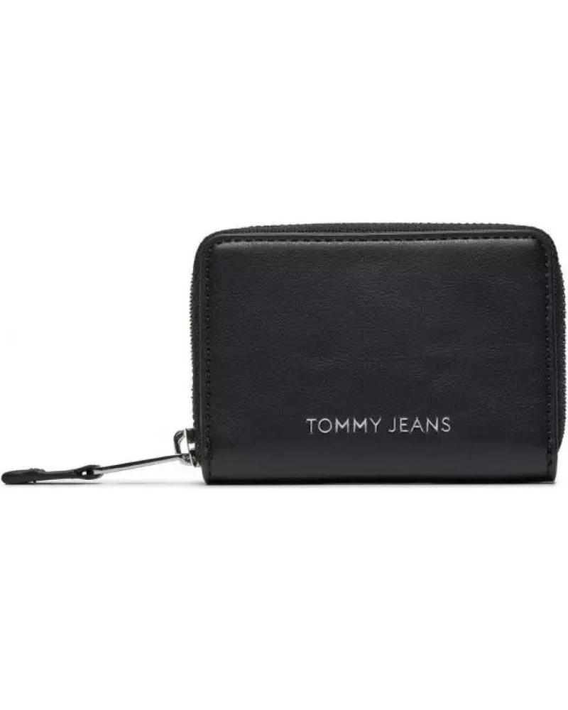 TOMMY JEANS MONEDERO LOGO FRONTAL AW0AW15833 NEGRO BLACK