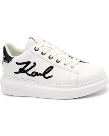KARL LAGERFELD KREEPER LO CORNELLY SIGNIA STITCH WEISSE SNEAKER BLANCO