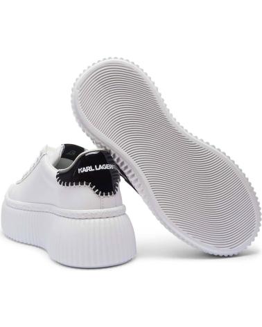 KARL LAGERFELD KREEPER LO CORNELLY SIGNIA STITCH WEISSE SNEAKER BLANCO