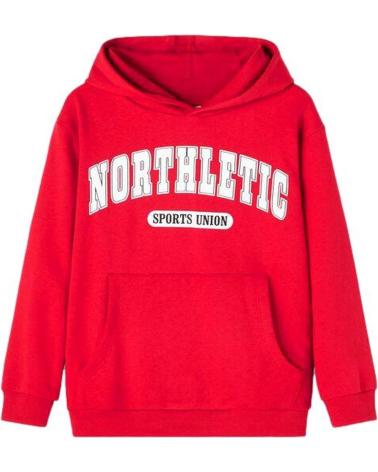 SWEAT À CAPUCHE JACK & JONES NAME IT NORTHLETIC ROUGE 13200406 ROJO